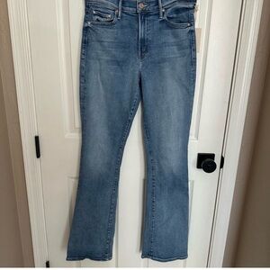 MOTHER High Rise Women Jeans in Light Blue